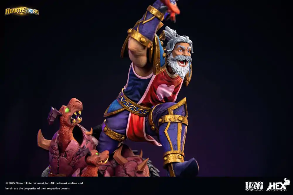 Hearthstone 1/10 Leeroy Jenkins szobor figura 25 cm termékfotó