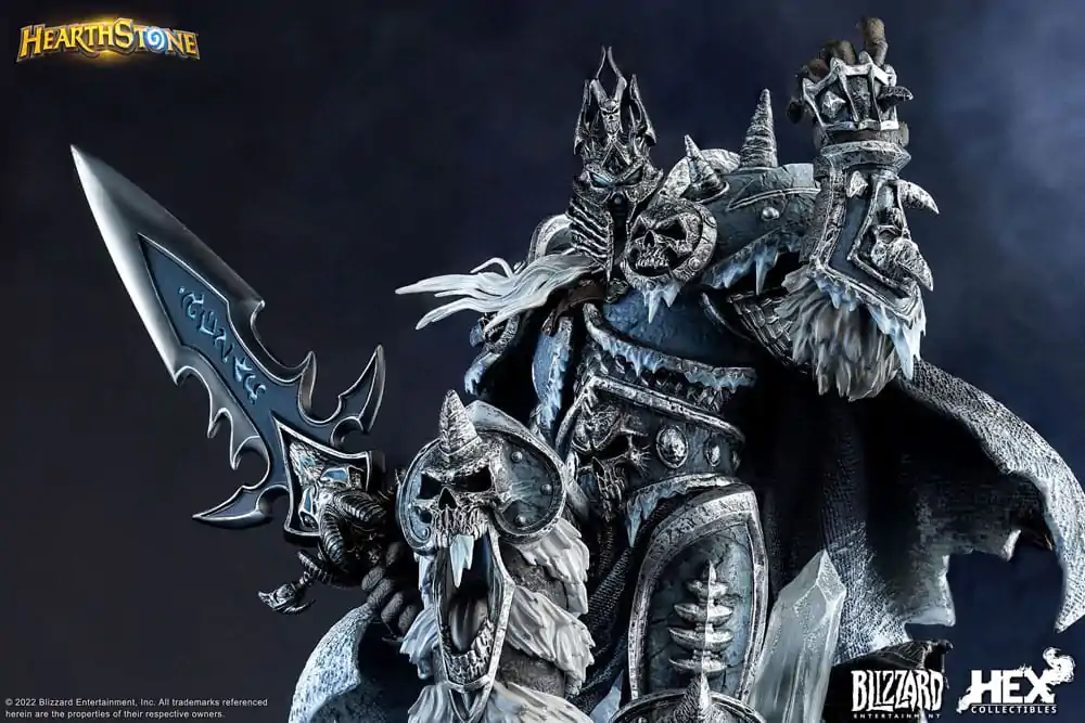 Hearthstone 1/10 The Lich King szobor figura 30 cm termékfotó