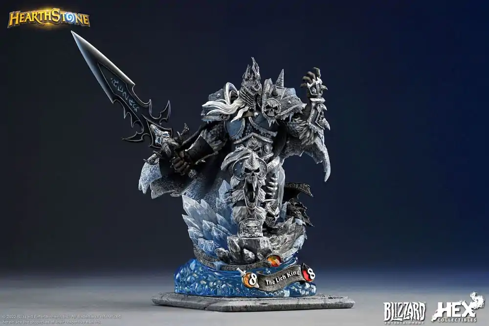 Hearthstone 1/10 The Lich King szobor figura 30 cm termékfotó