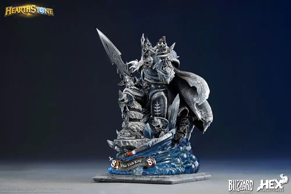 Hearthstone 1/10 The Lich King szobor figura 30 cm termékfotó