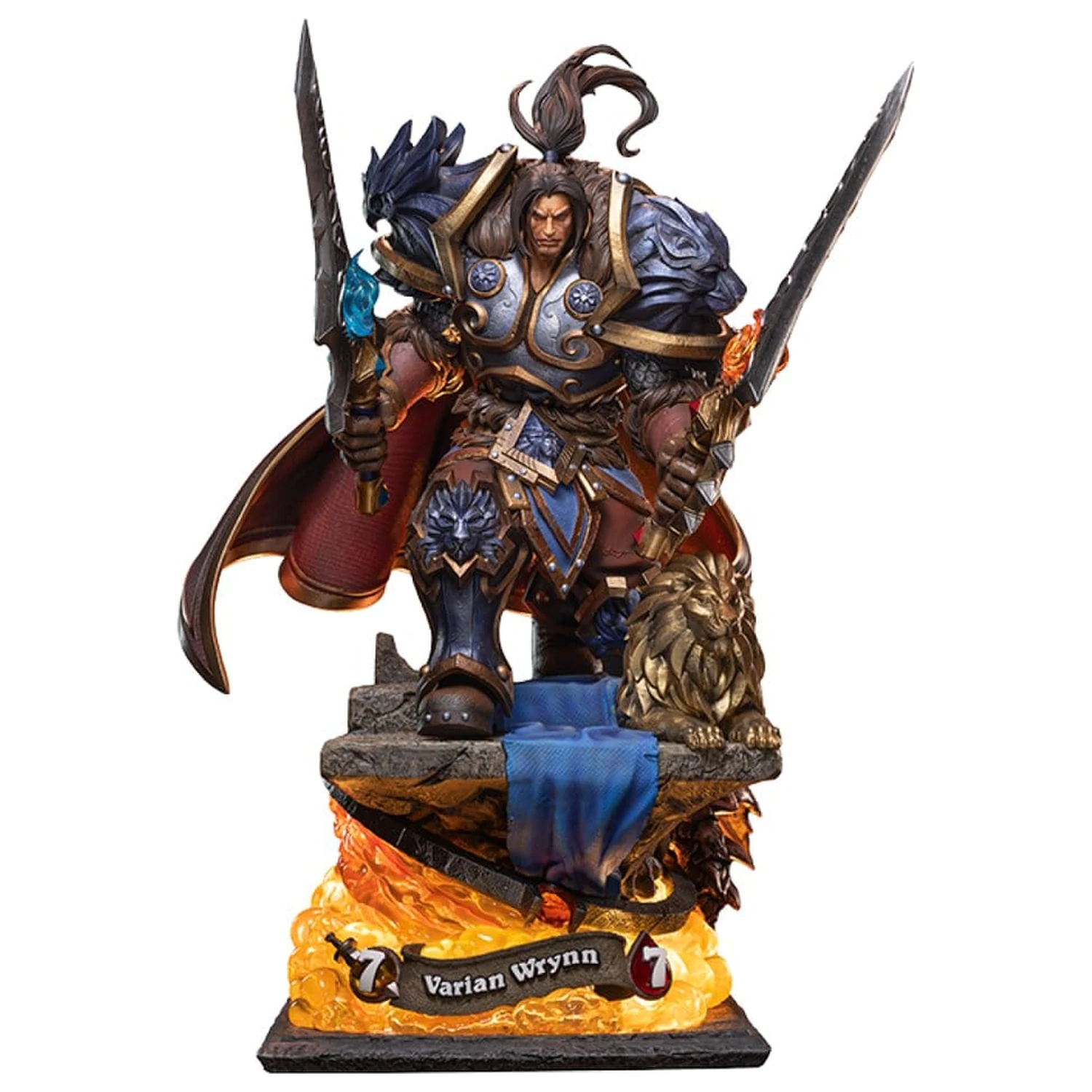 Hearthstone 1/10 Varian Wrynn szobor figura 31 cm termékfotó