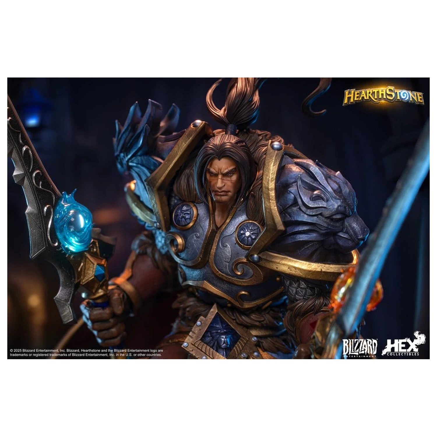 Hearthstone 1/10 Varian Wrynn szobor figura 31 cm termékfotó