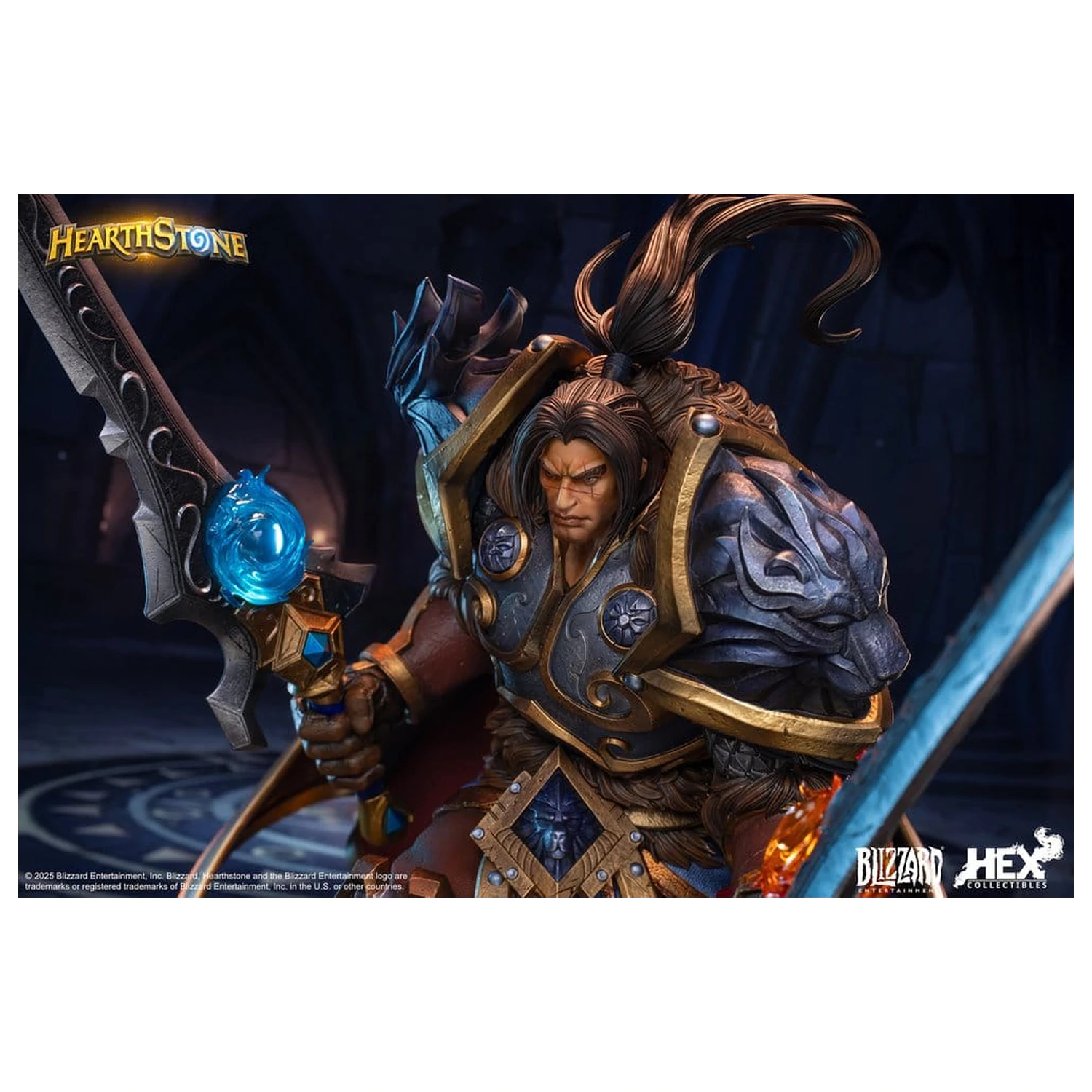 Hearthstone 1/10 Varian Wrynn szobor figura 31 cm termékfotó