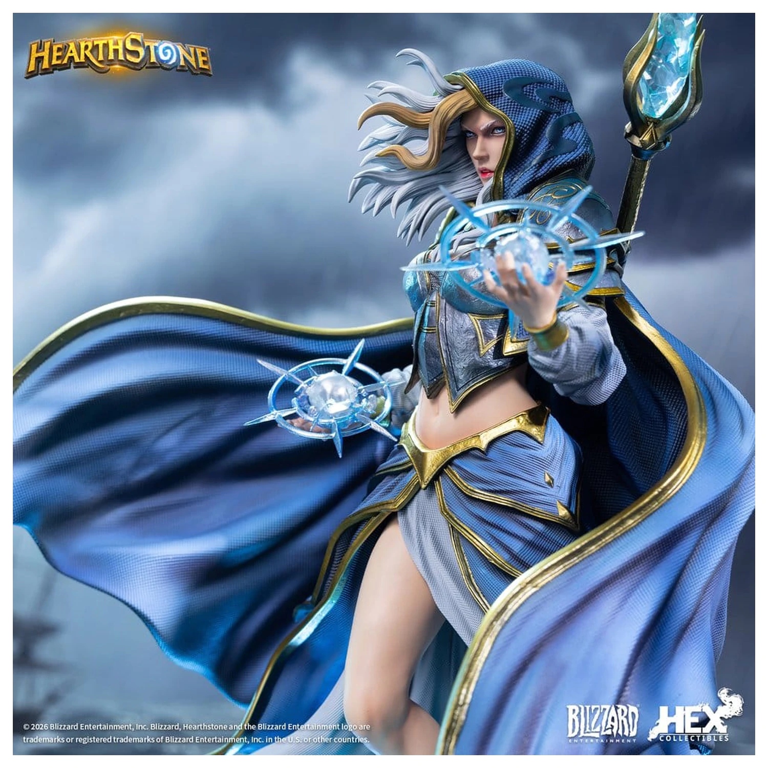 Hearthstone 1/6 Jaina Proudmoore szobor figura 39 cm termékfotó