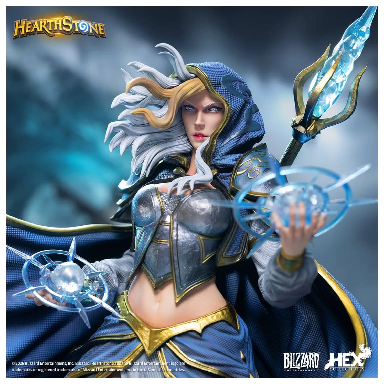 Hearthstone 1/6 Jaina Proudmoore szobor figura 39 cm termékfotó