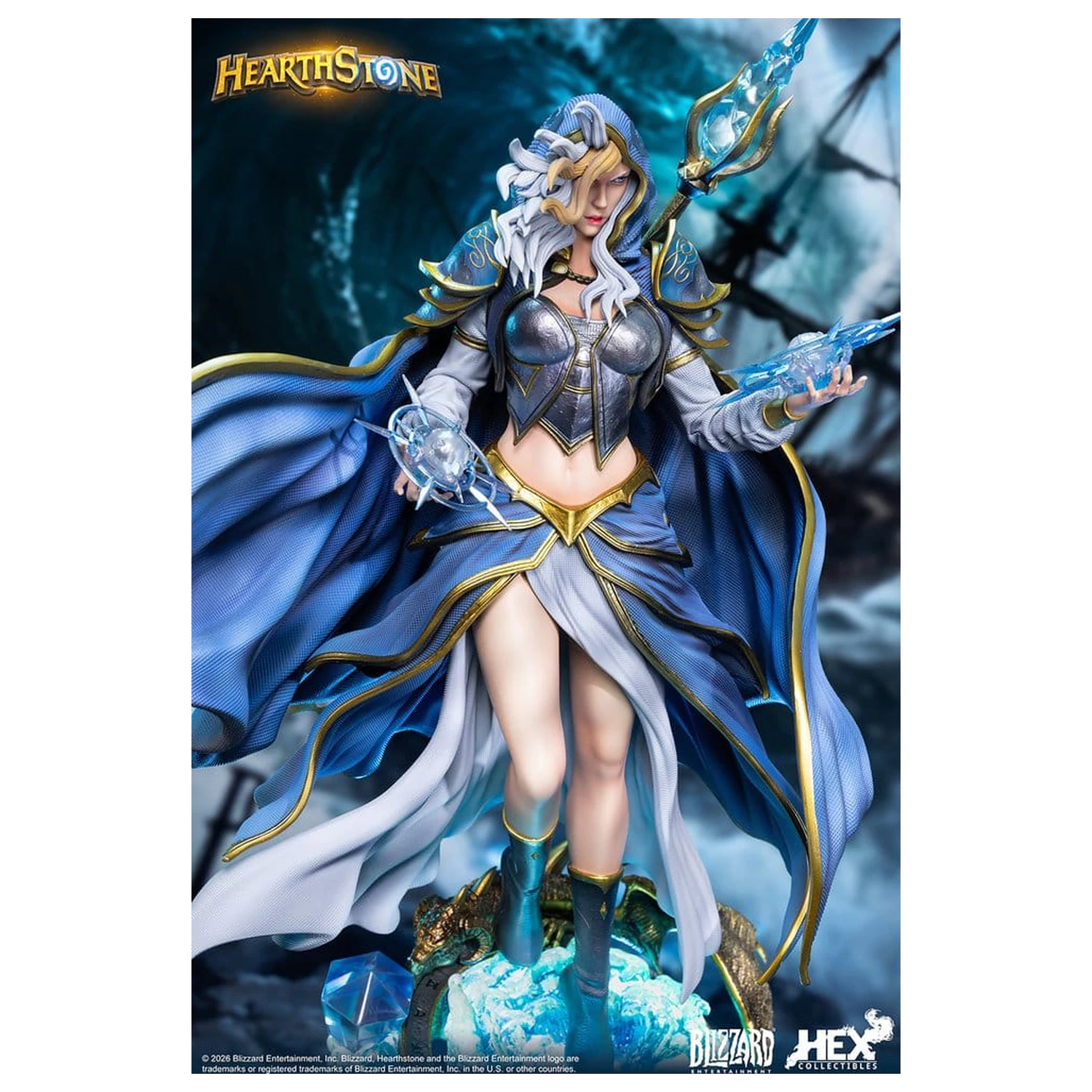 Hearthstone 1/6 Jaina Proudmoore szobor figura 39 cm termékfotó