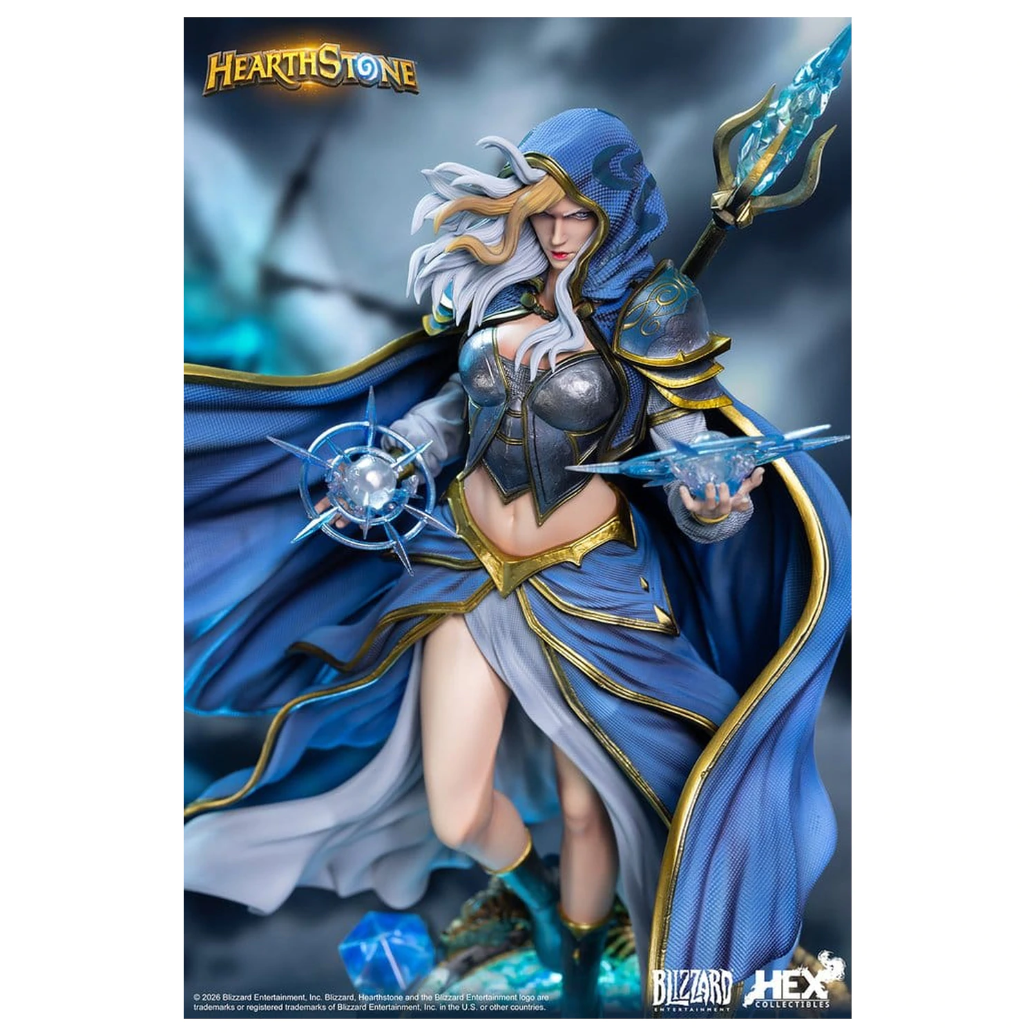Hearthstone 1/6 Jaina Proudmoore szobor figura 39 cm termékfotó