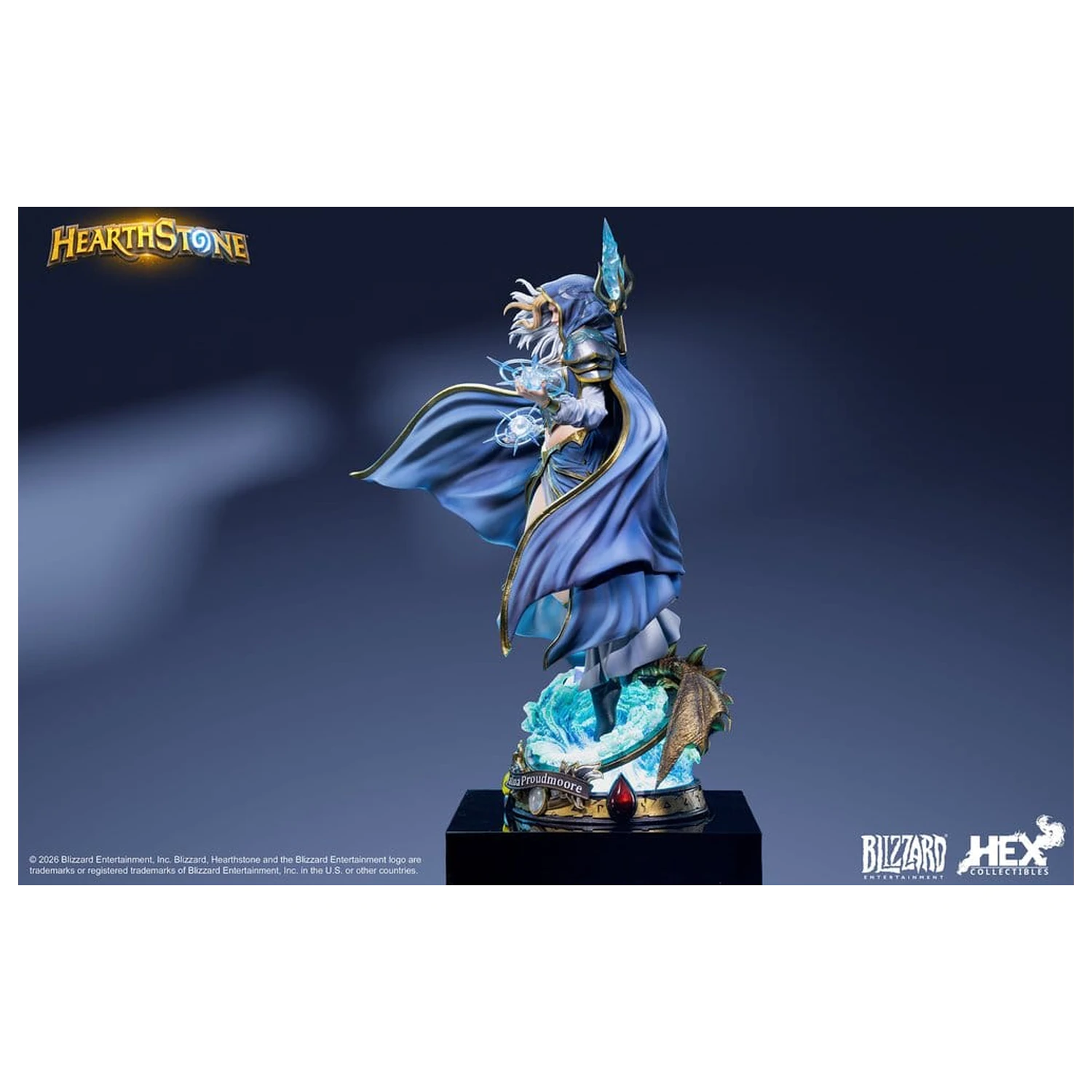 Hearthstone 1/6 Jaina Proudmoore szobor figura 39 cm termékfotó