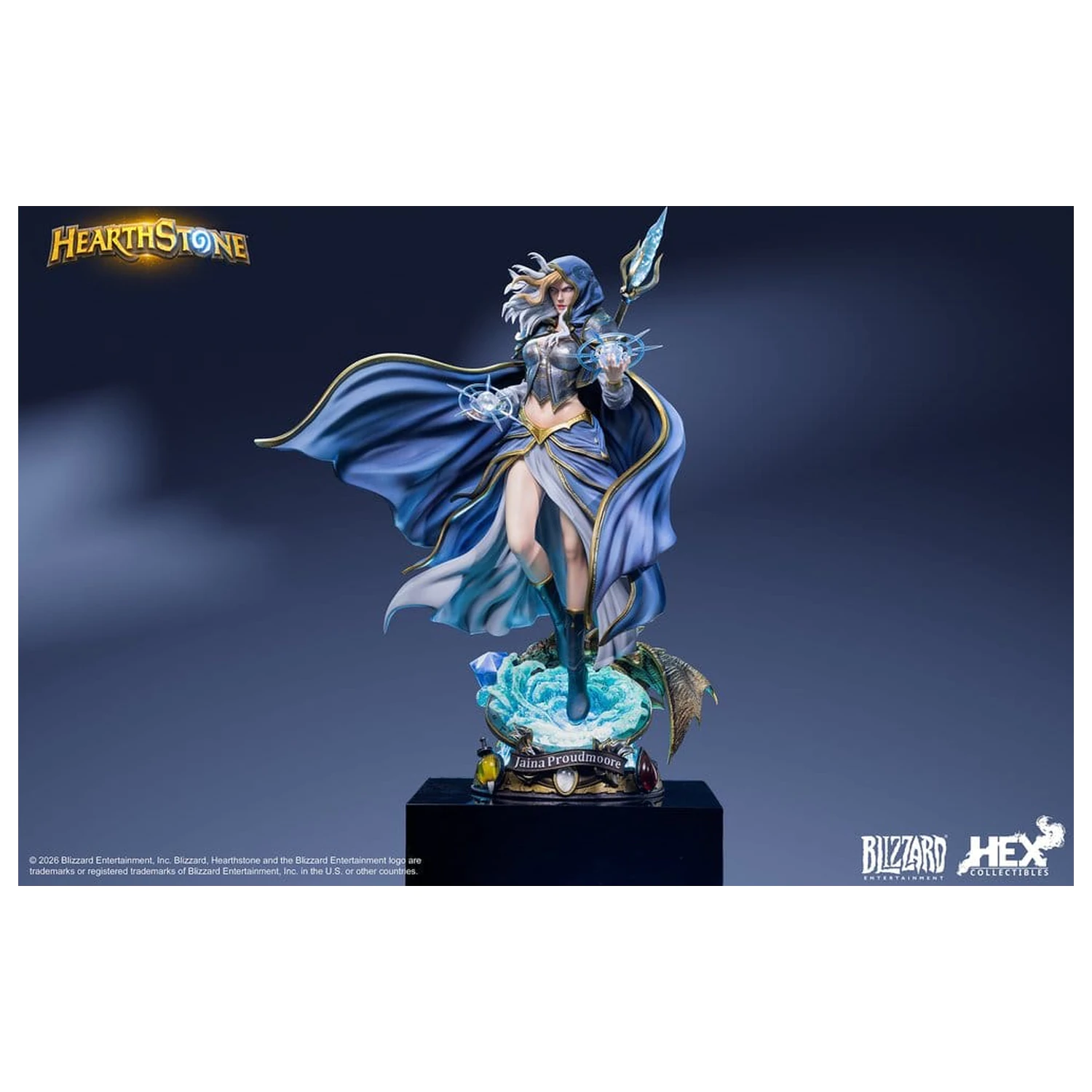 Hearthstone 1/6 Jaina Proudmoore szobor figura 39 cm termékfotó