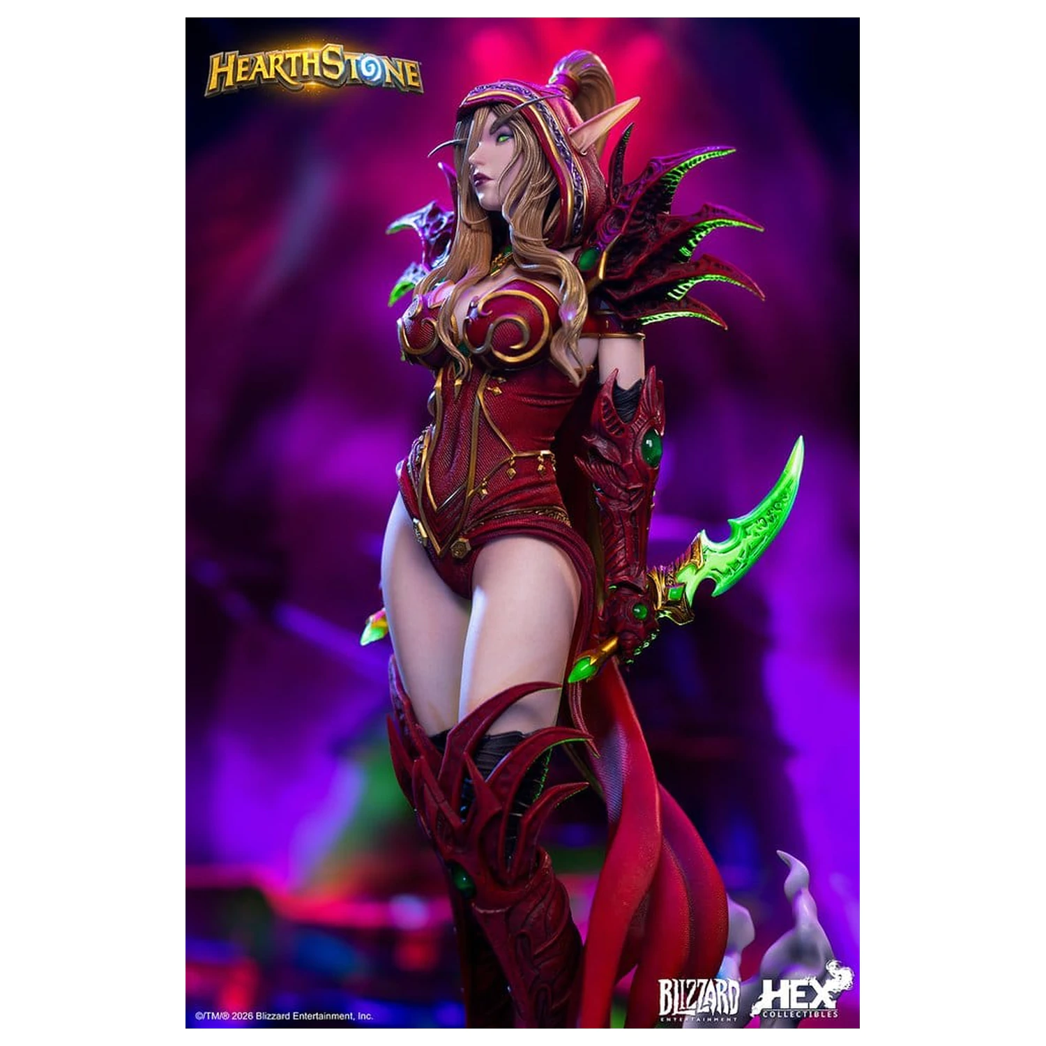 Hearthstone 1/6 szobor figura Valeera Sanguinar 38 cm termékfotó