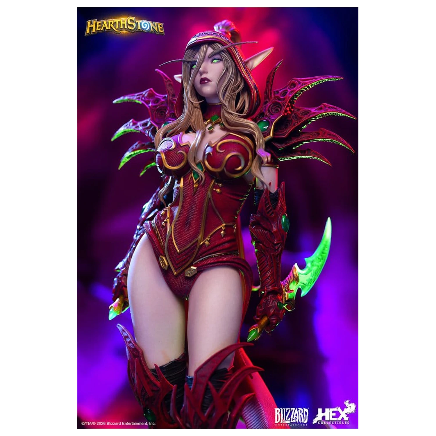 Hearthstone 1/6 szobor figura Valeera Sanguinar 38 cm termékfotó