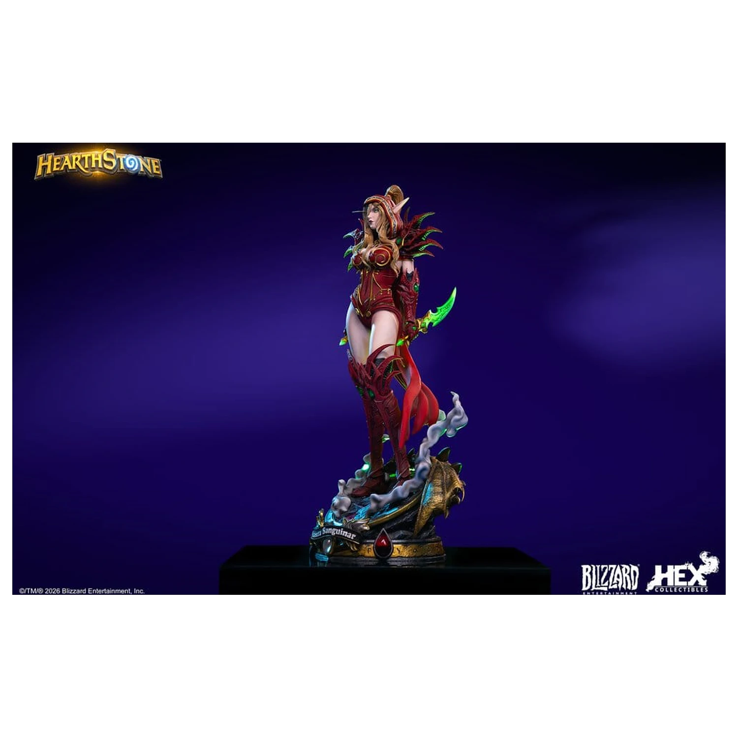 Hearthstone 1/6 szobor figura Valeera Sanguinar 38 cm termékfotó