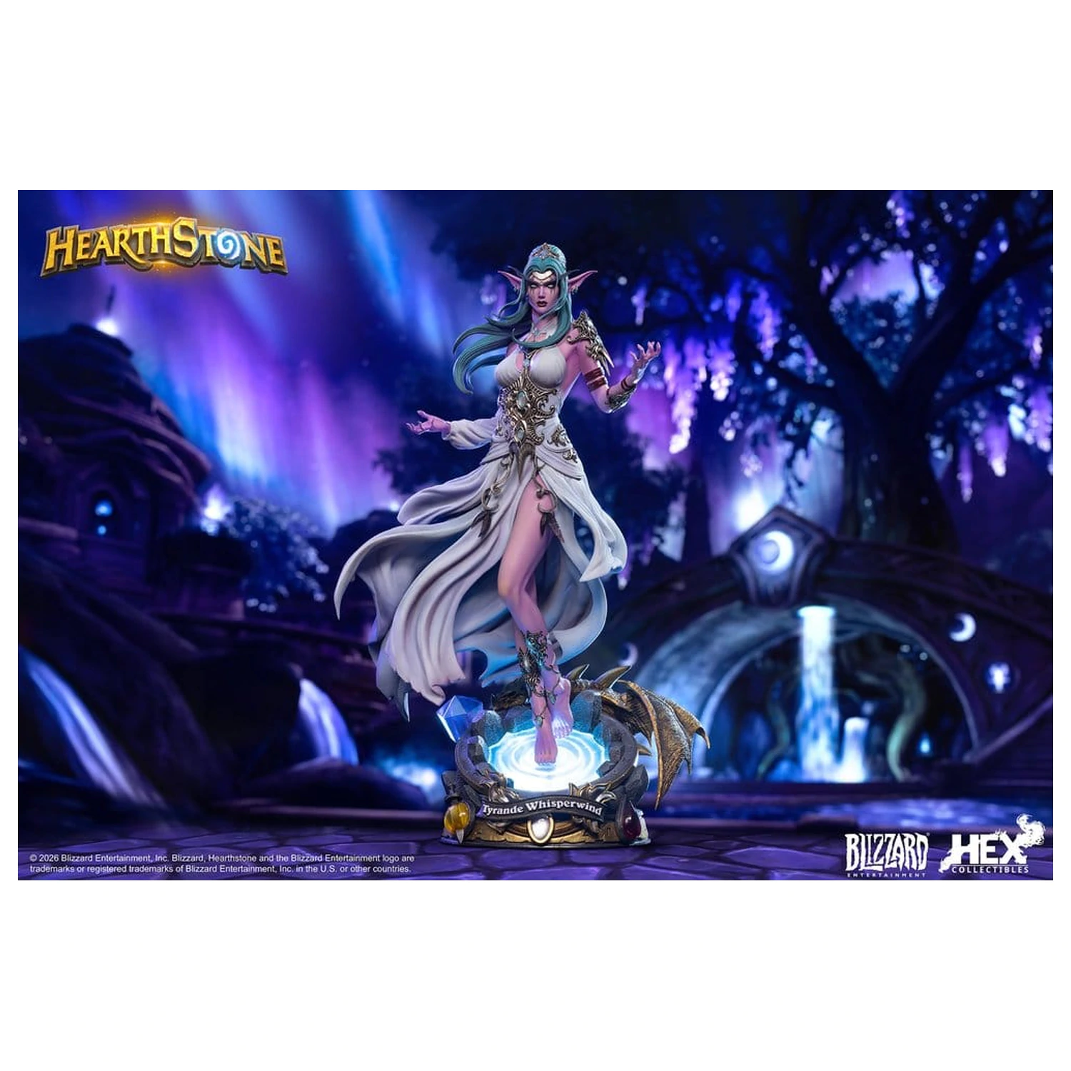 Hearthstone 1/6 Tyrande Whisperwind szobor figura 38 cm termékfotó