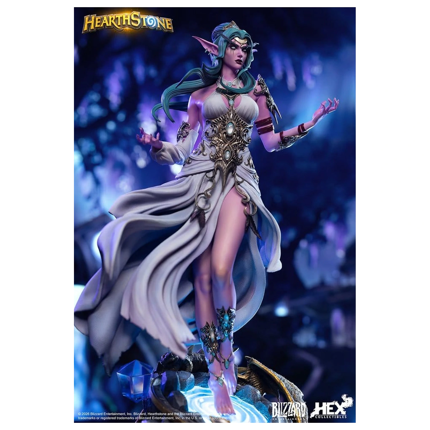 Hearthstone 1/6 Tyrande Whisperwind szobor figura 38 cm termékfotó
