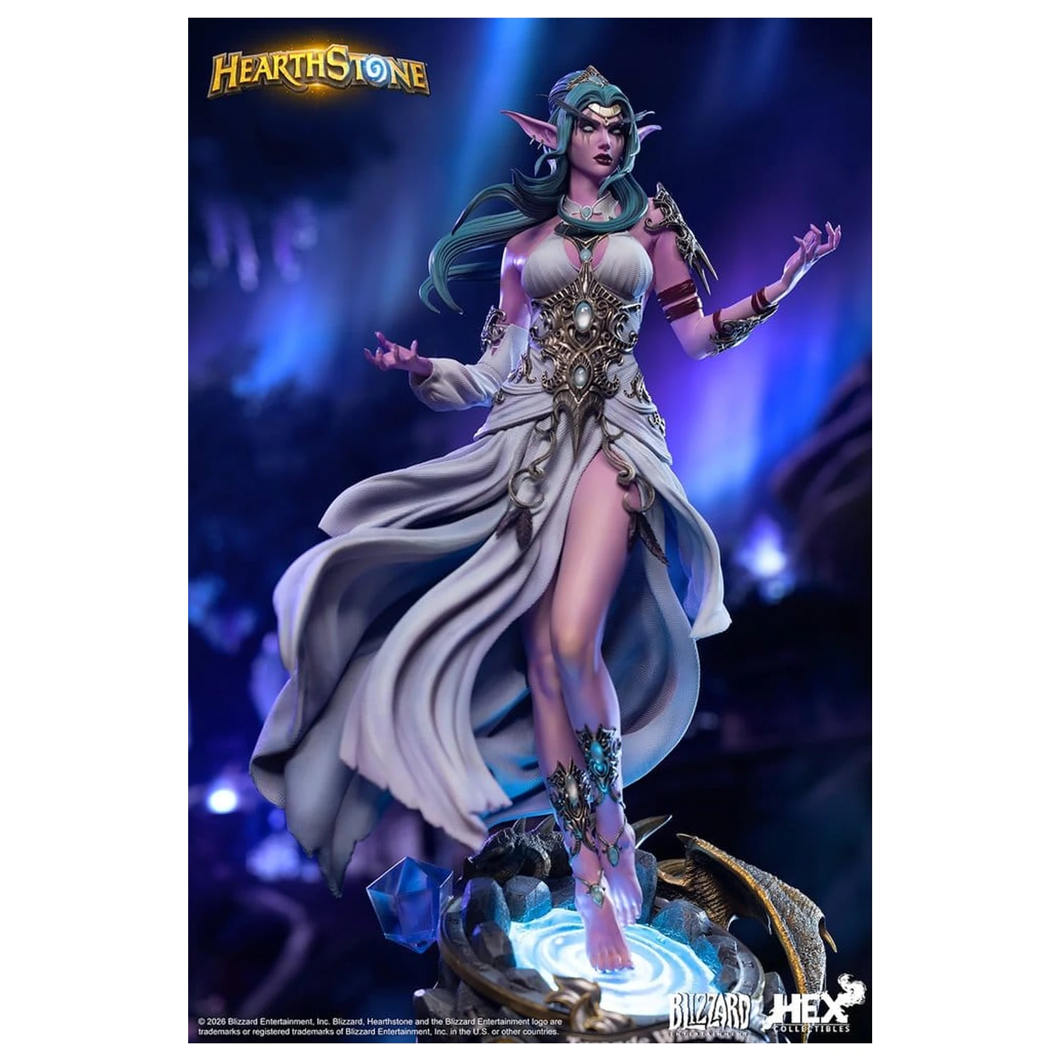 Hearthstone 1/6 Tyrande Whisperwind szobor figura 38 cm termékfotó