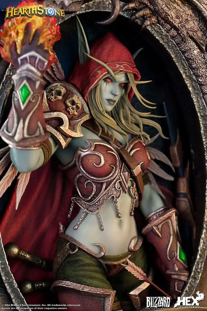 Hearthstone 3D Art Frame Sylvanas Windrunner szobor figura 31 cm termékfotó