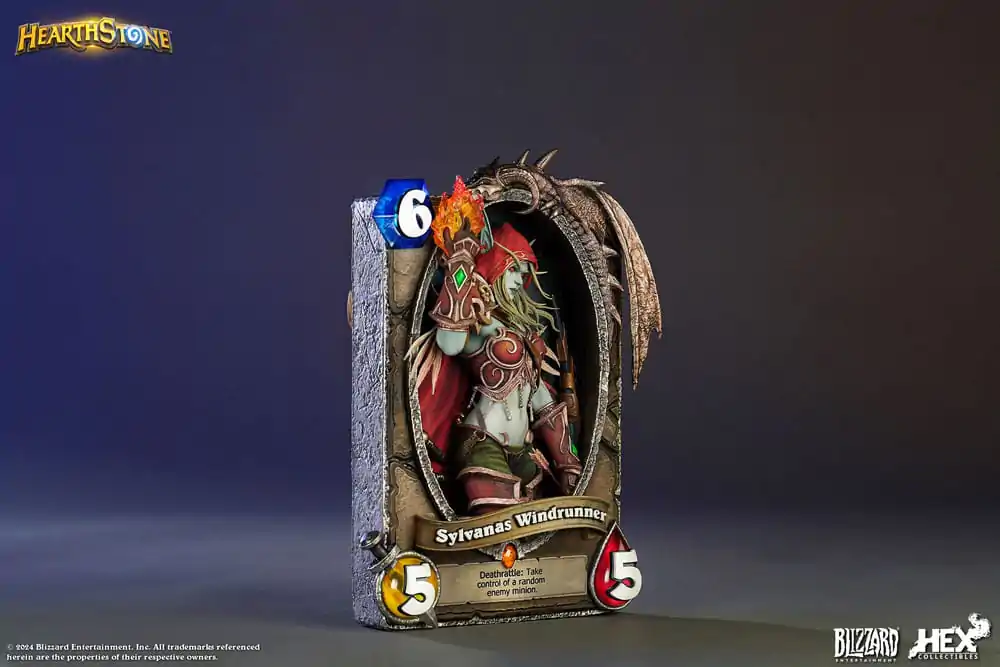 Hearthstone 3D Art Frame Sylvanas Windrunner szobor figura 31 cm termékfotó