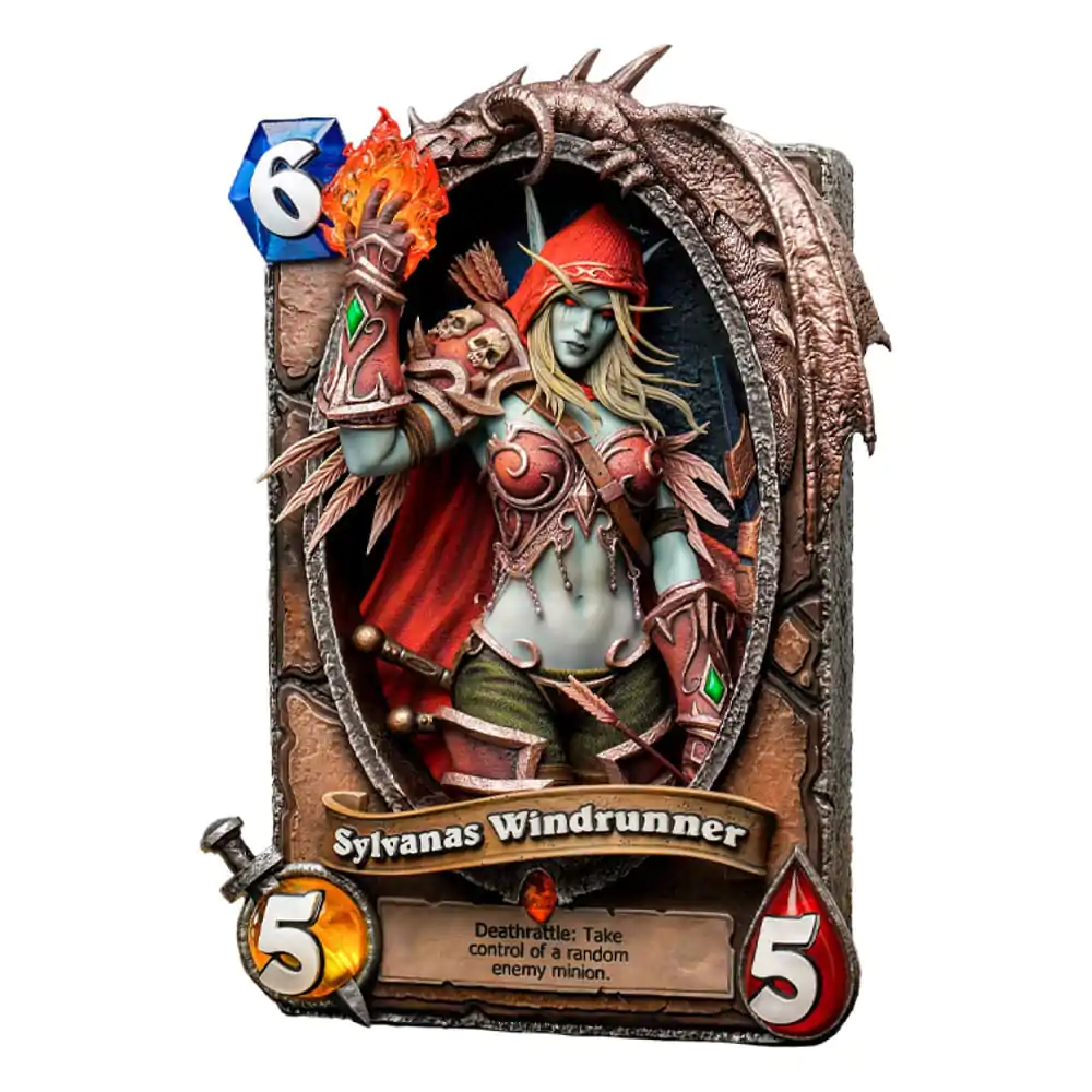 Hearthstone 3D Art Frame Sylvanas Windrunner szobor figura 31 cm termékfotó