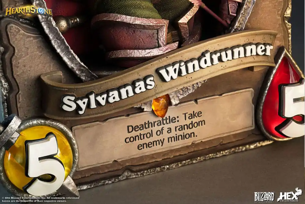 Hearthstone 3D Art Frame Sylvanas Windrunner szobor figura 31 cm termékfotó