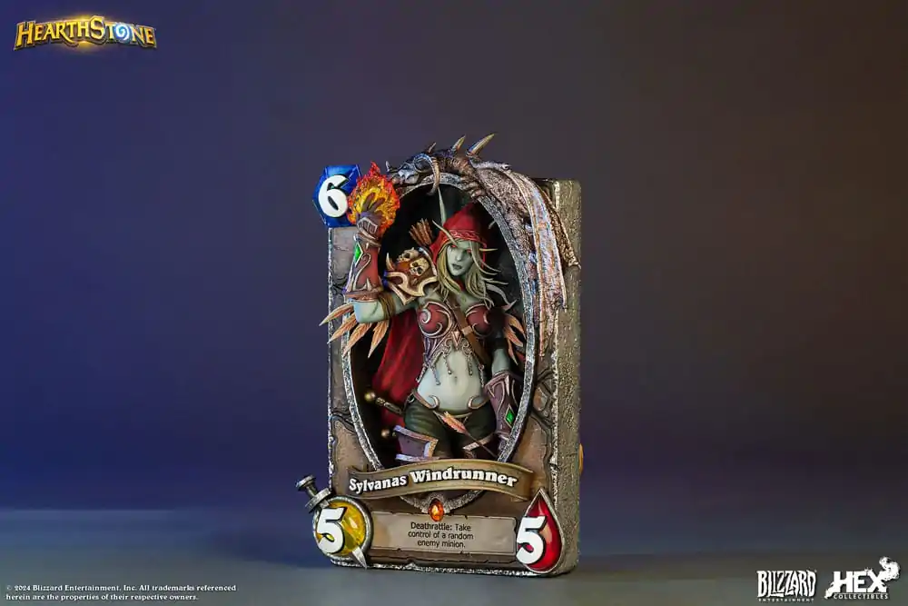 Hearthstone 3D Art Frame Sylvanas Windrunner szobor figura 31 cm termékfotó