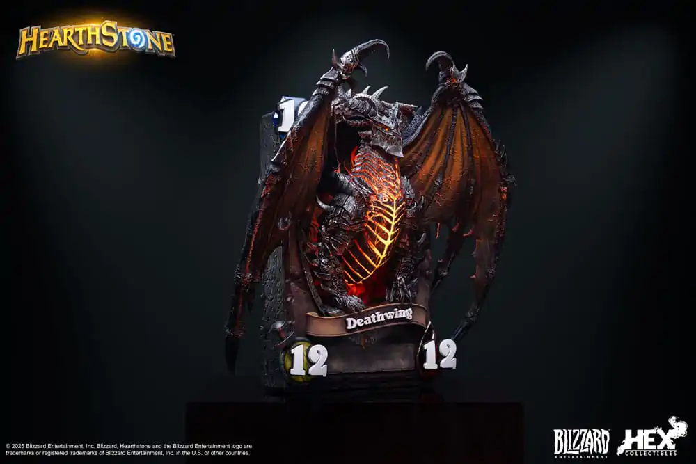 Hearthstone 3D Art Frame Deathwing szobor figura 34 cm termékfotó