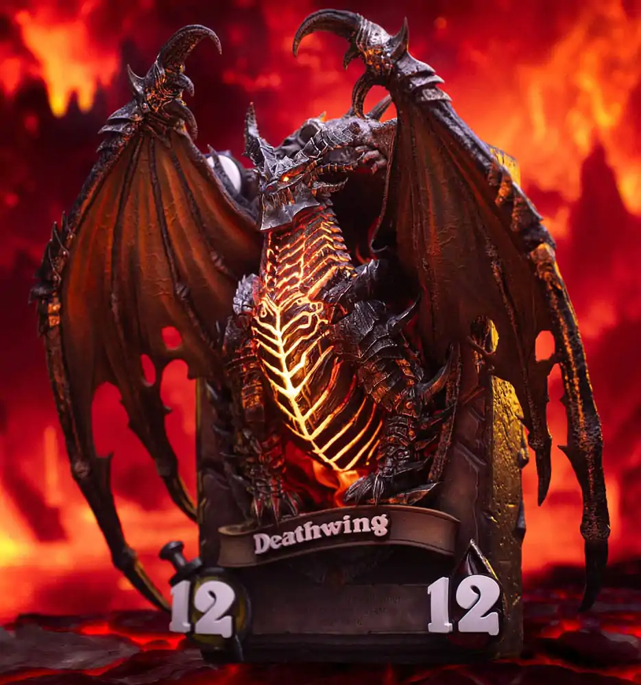 Hearthstone 3D Art Frame Deathwing szobor figura 34 cm termékfotó