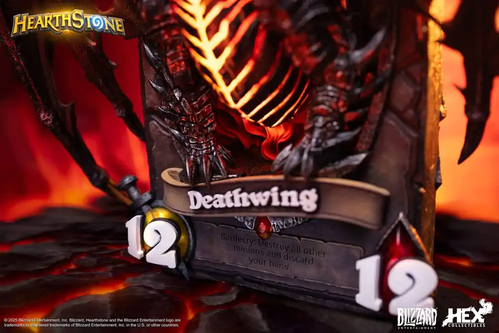 Hearthstone 3D Art Frame Deathwing szobor figura 34 cm termékfotó