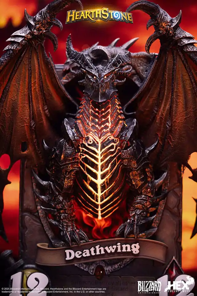 Hearthstone 3D Art Frame Deathwing szobor figura 34 cm termékfotó
