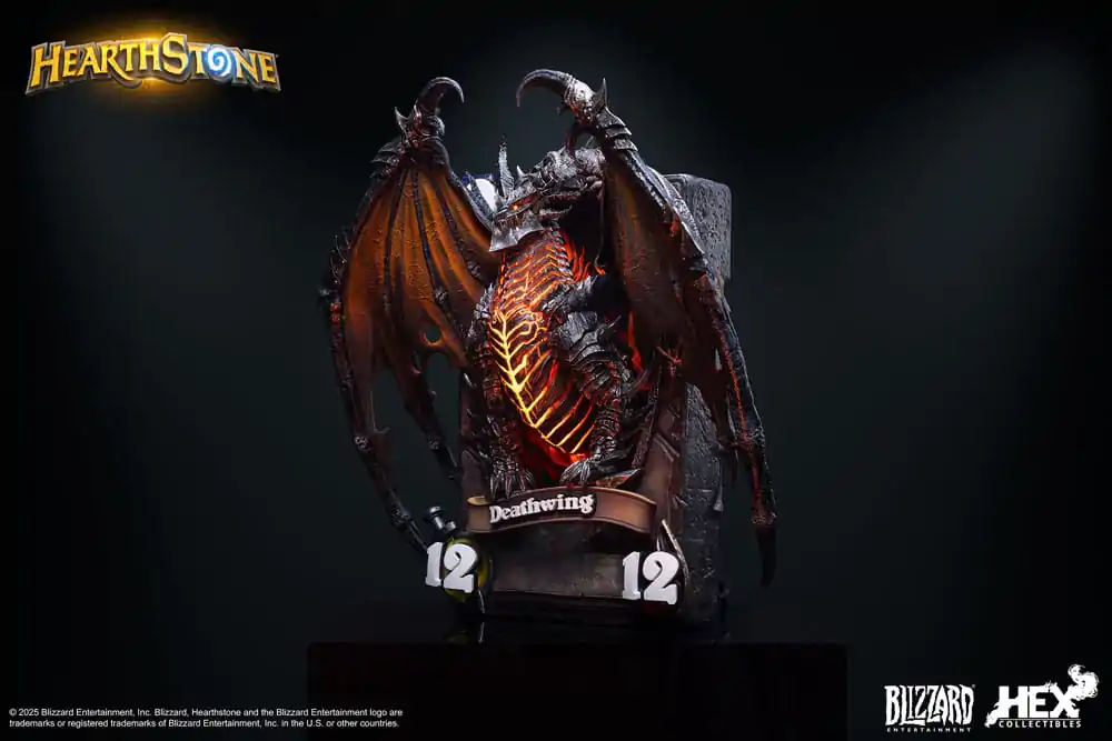 Hearthstone 3D Art Frame Deathwing szobor figura 34 cm termékfotó