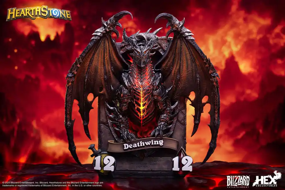Hearthstone 3D Art Frame Deathwing szobor figura 34 cm termékfotó