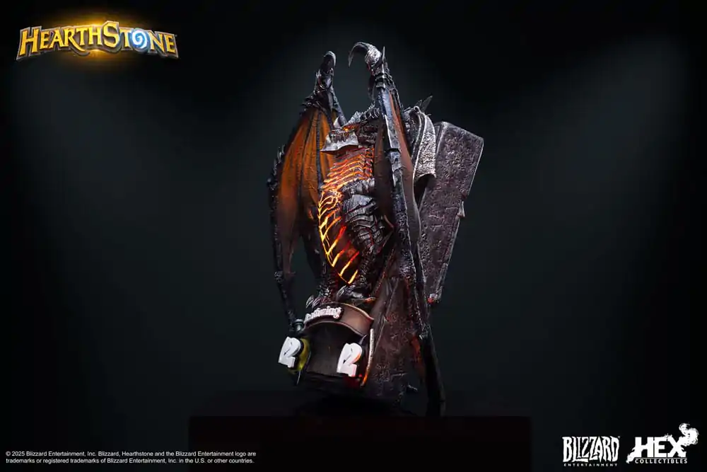 Hearthstone 3D Art Frame Deathwing szobor figura 34 cm termékfotó