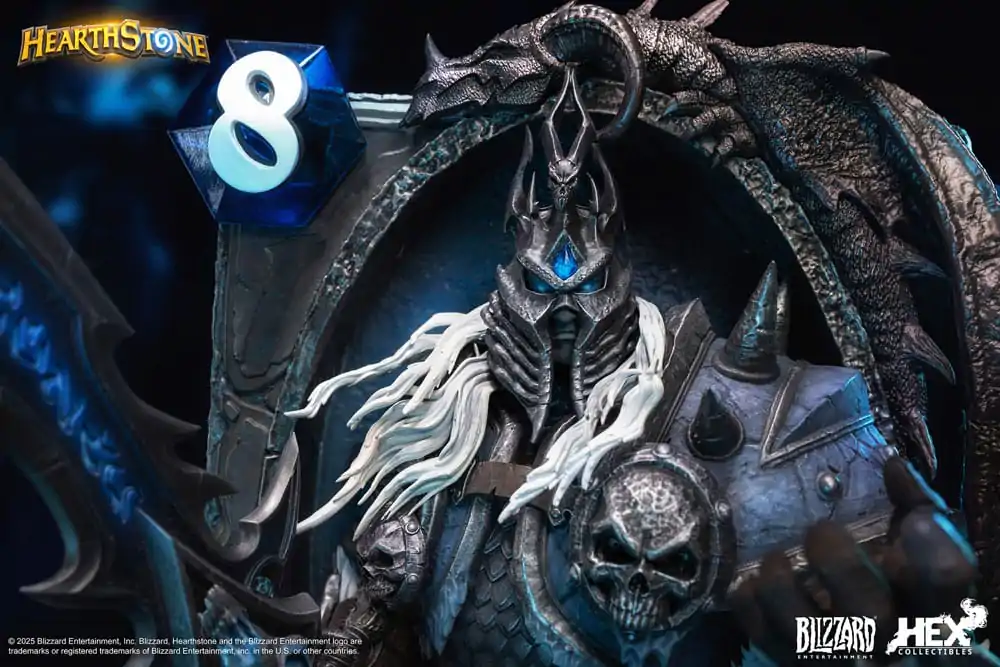 Hearthstone 3D Art Frame The Lich King szobor figura 31 cm termékfotó