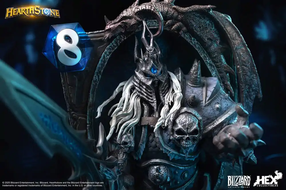 Hearthstone 3D Art Frame The Lich King szobor figura 31 cm termékfotó