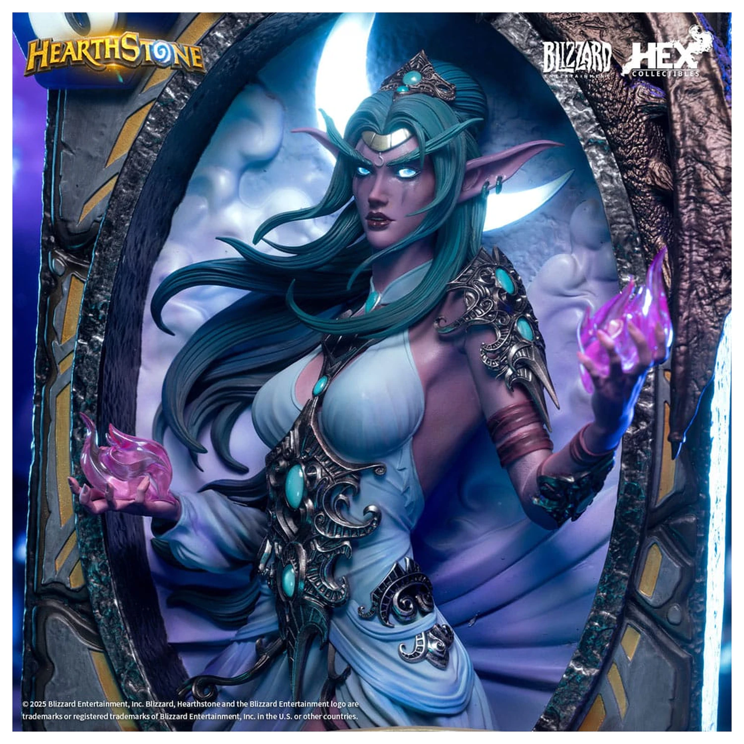 Hearthstone 3D Art Frame Tyrande Whisperwind szobor figura 31 cm termékfotó