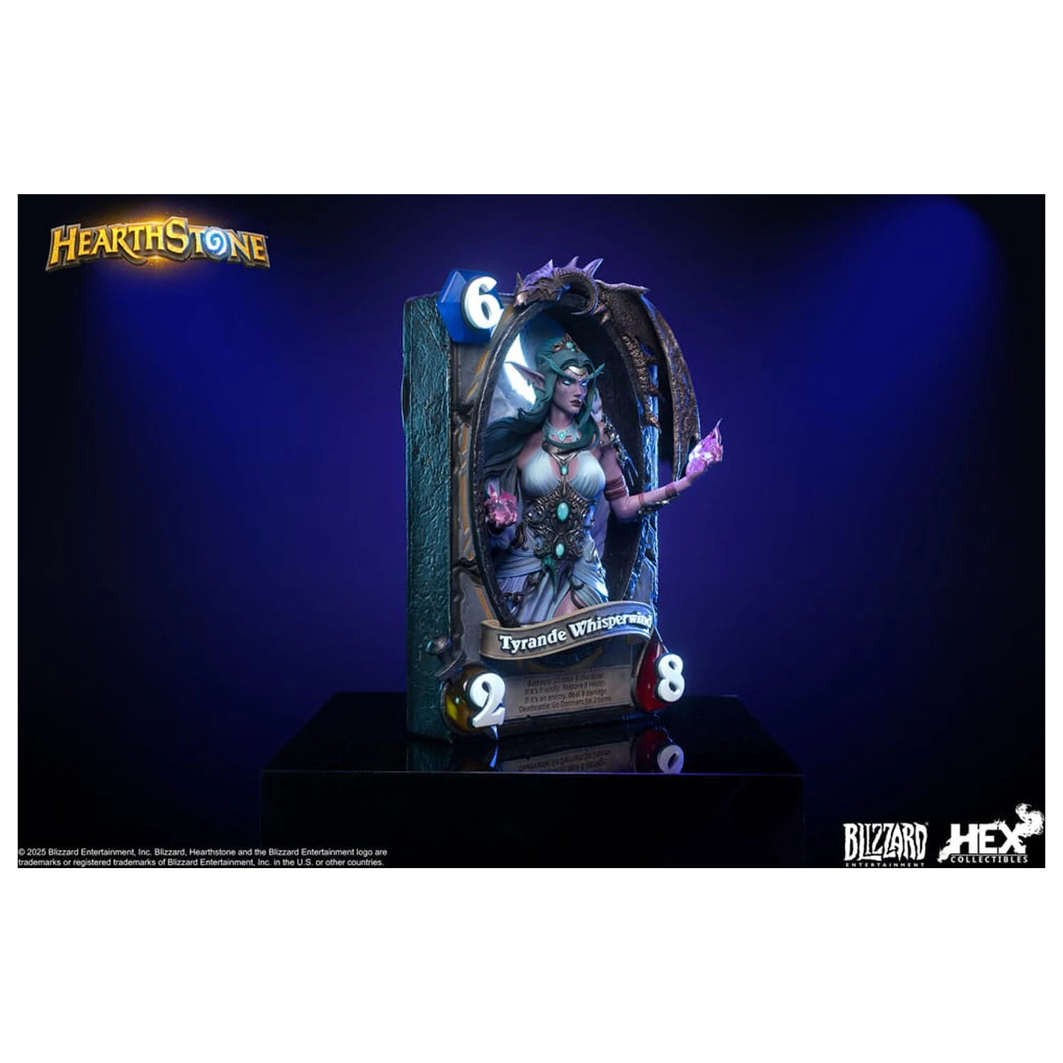 Hearthstone 3D Art Frame Tyrande Whisperwind szobor figura 31 cm termékfotó