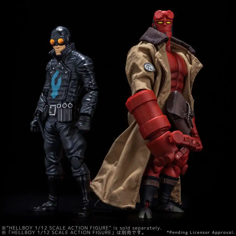 Hellboy 1/12 Lobster Johnson akciófigura 17 cm termékfotó