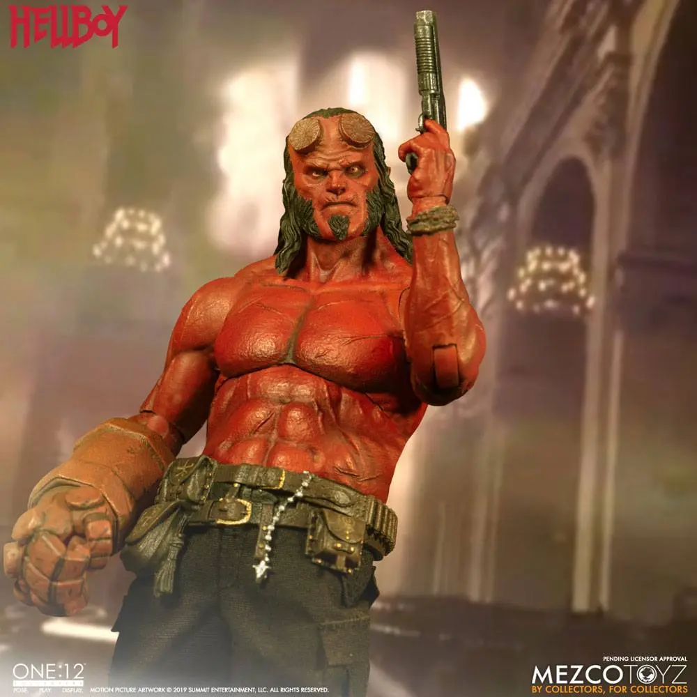 Hellboy (2019) 1/12 Hellboy akciófigura 17 cm termékfotó