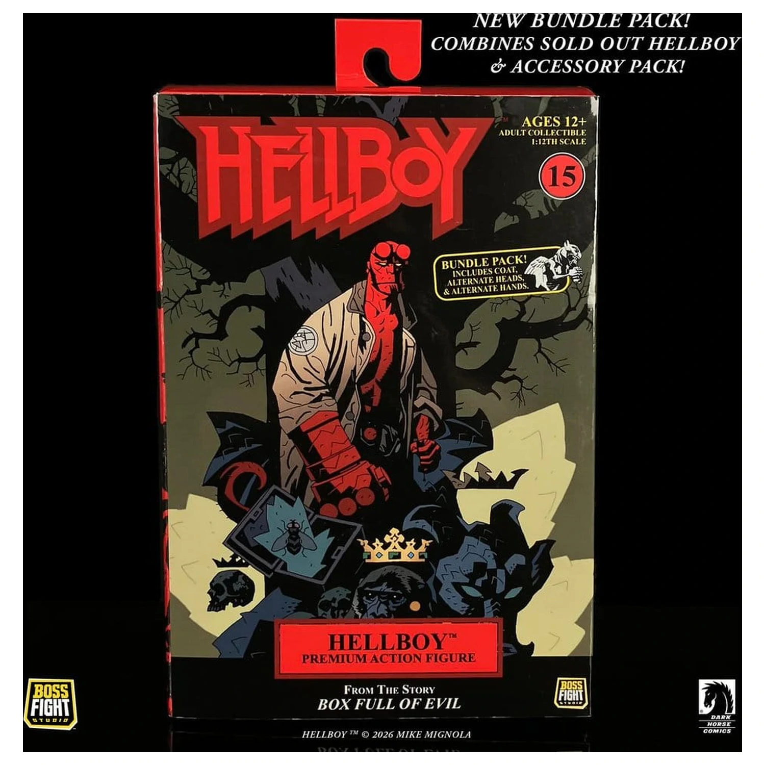 Hellboy akciófigura 1/12 Scale Bundle Pack termékfotó