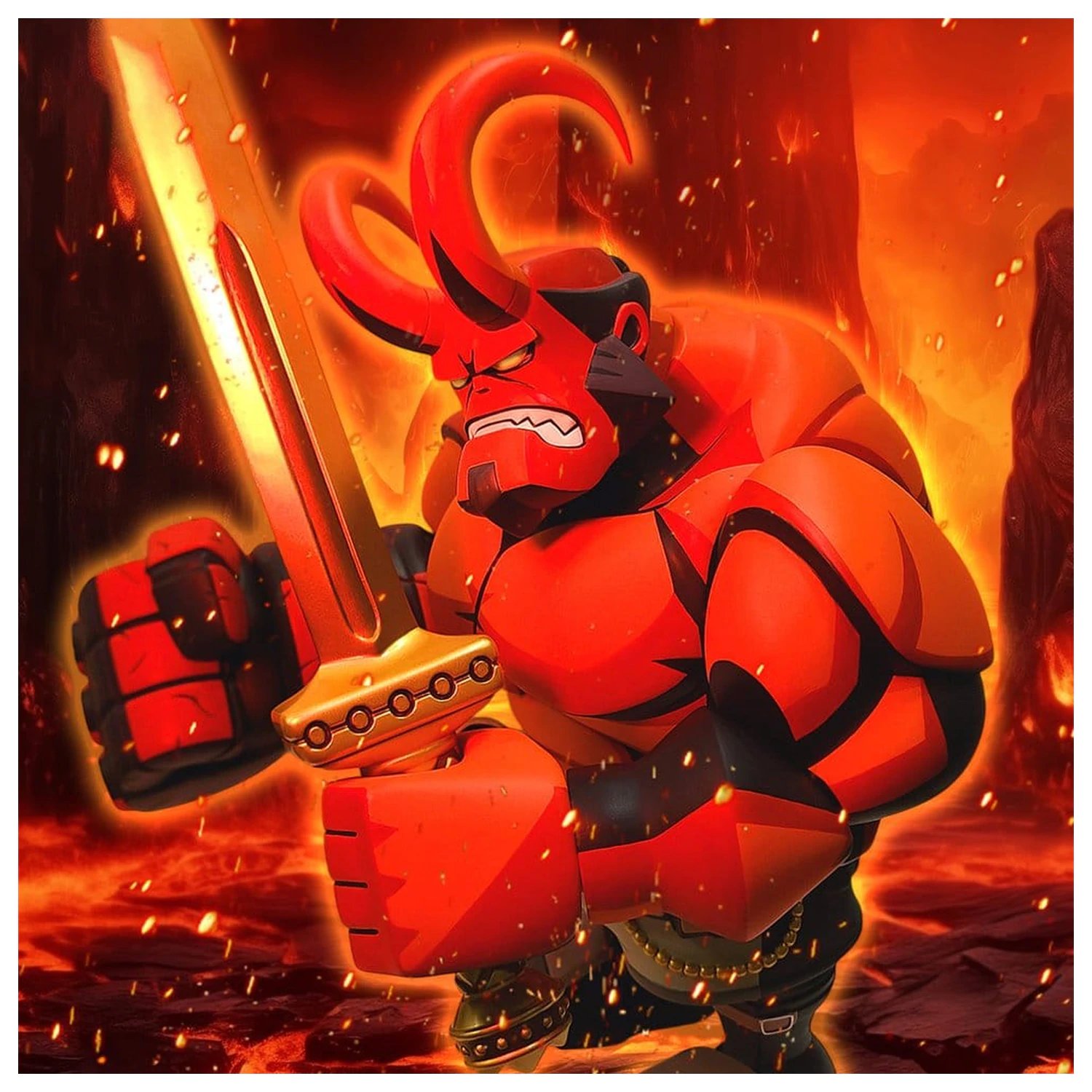 Hellboy Bulkyz Vinyl figura 29 cm termékfotó