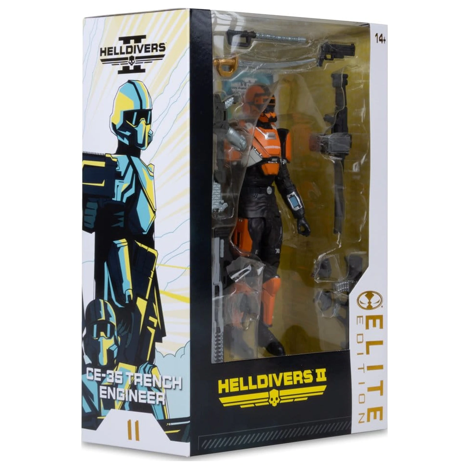 Helldivers 2 McFarlane Elite Edition CE-25 Trench Engineer (Deluxe) akciófigura 18 cm termékfotó