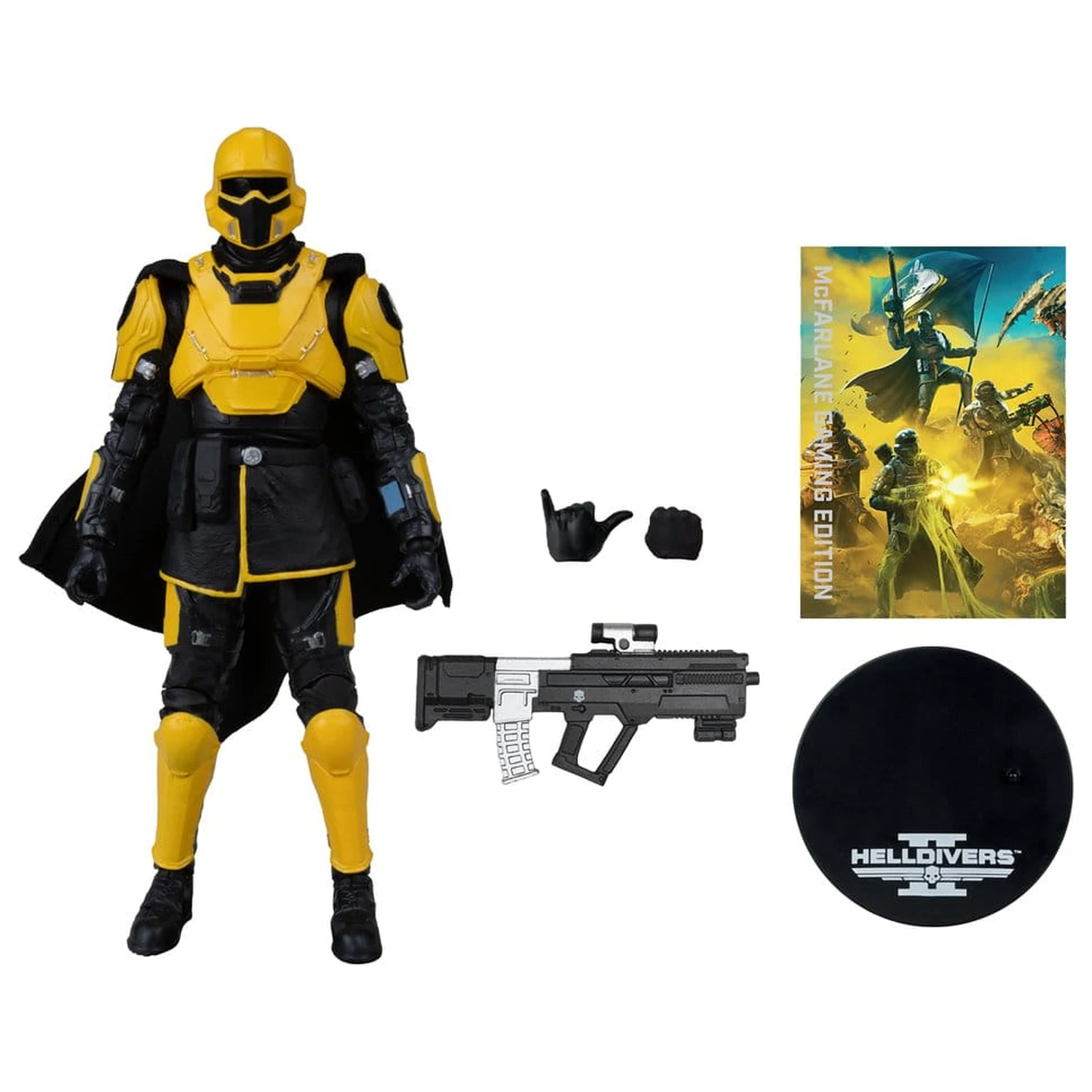 Helldivers II McFarlane Gaming Edition akciófigura T4-40 Gold Eagle 18 cm termékfotó
