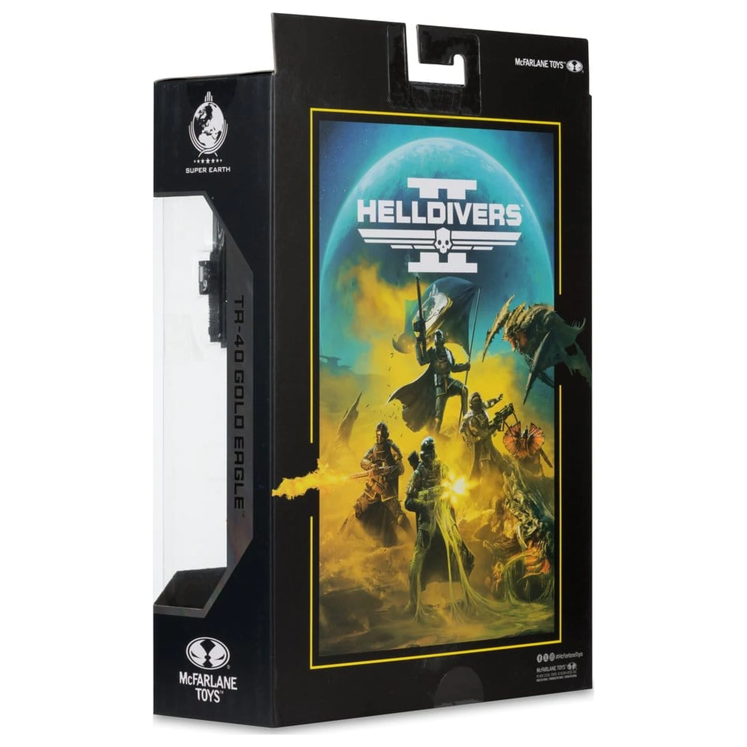 Helldivers II McFarlane Gaming Edition akciófigura T4-40 Gold Eagle 18 cm termékfotó