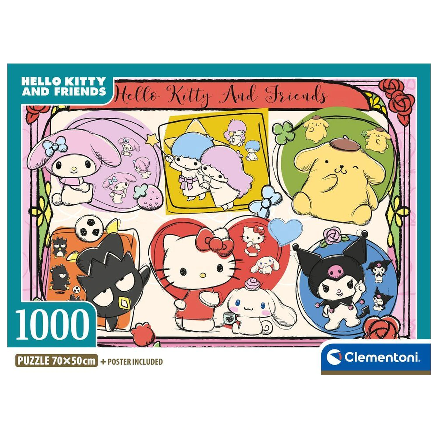 Hello Kitty 2 puzzle 1000db-os termékfotó