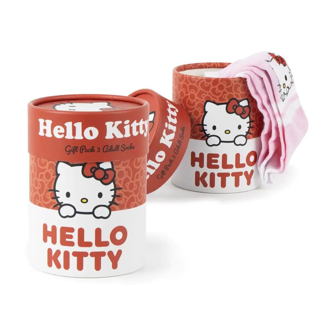 Hello Kitty 3 db-os felnőtt zokni csomag termékfotó