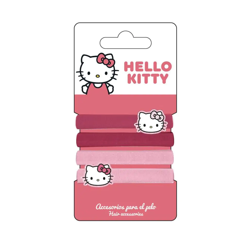 Hello Kitty 4 db-os scrunchie hajgumi csomag termékfotó