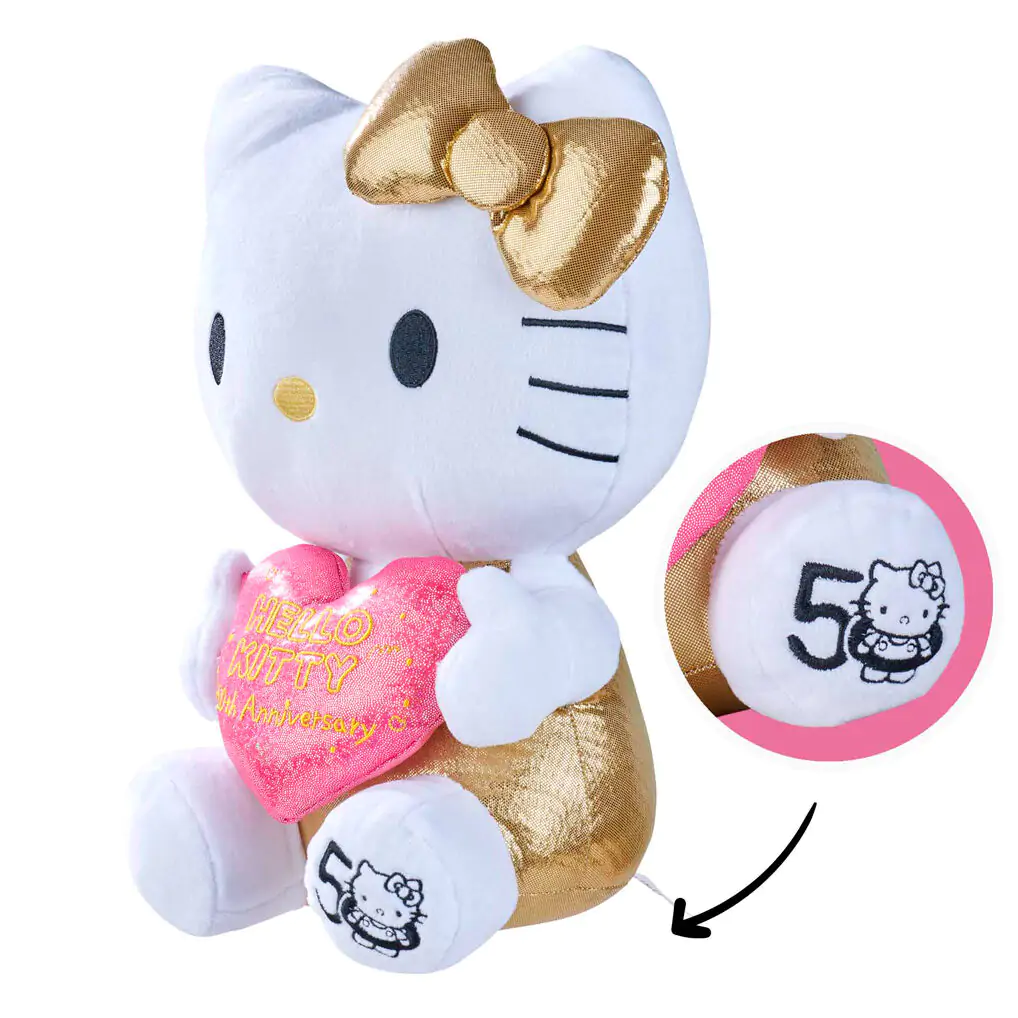 Hello Kitty 50th Anniversary plush toy 30cm termékfotó