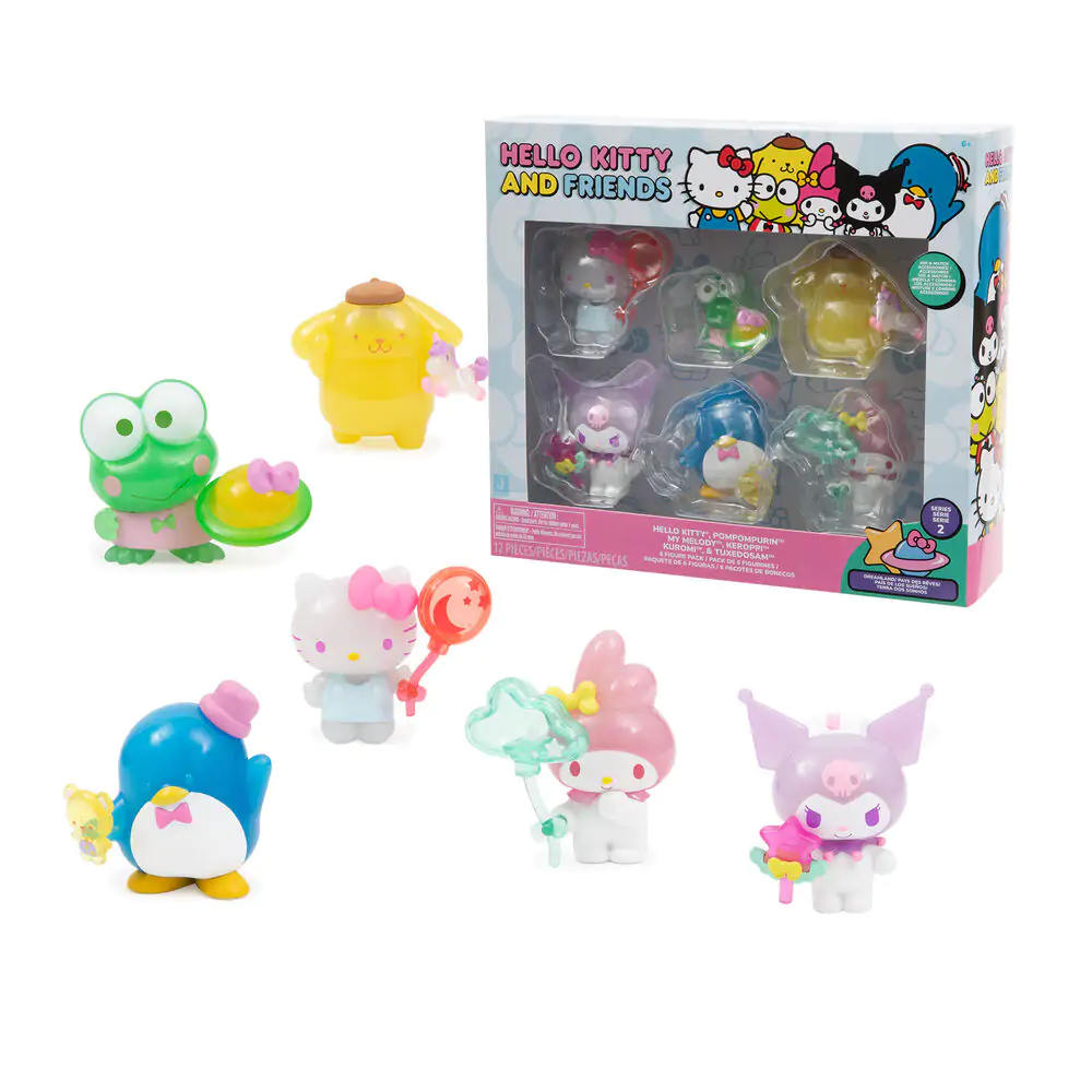 Hello Kitty 6 db-os figura csomag 5cm termékfotó