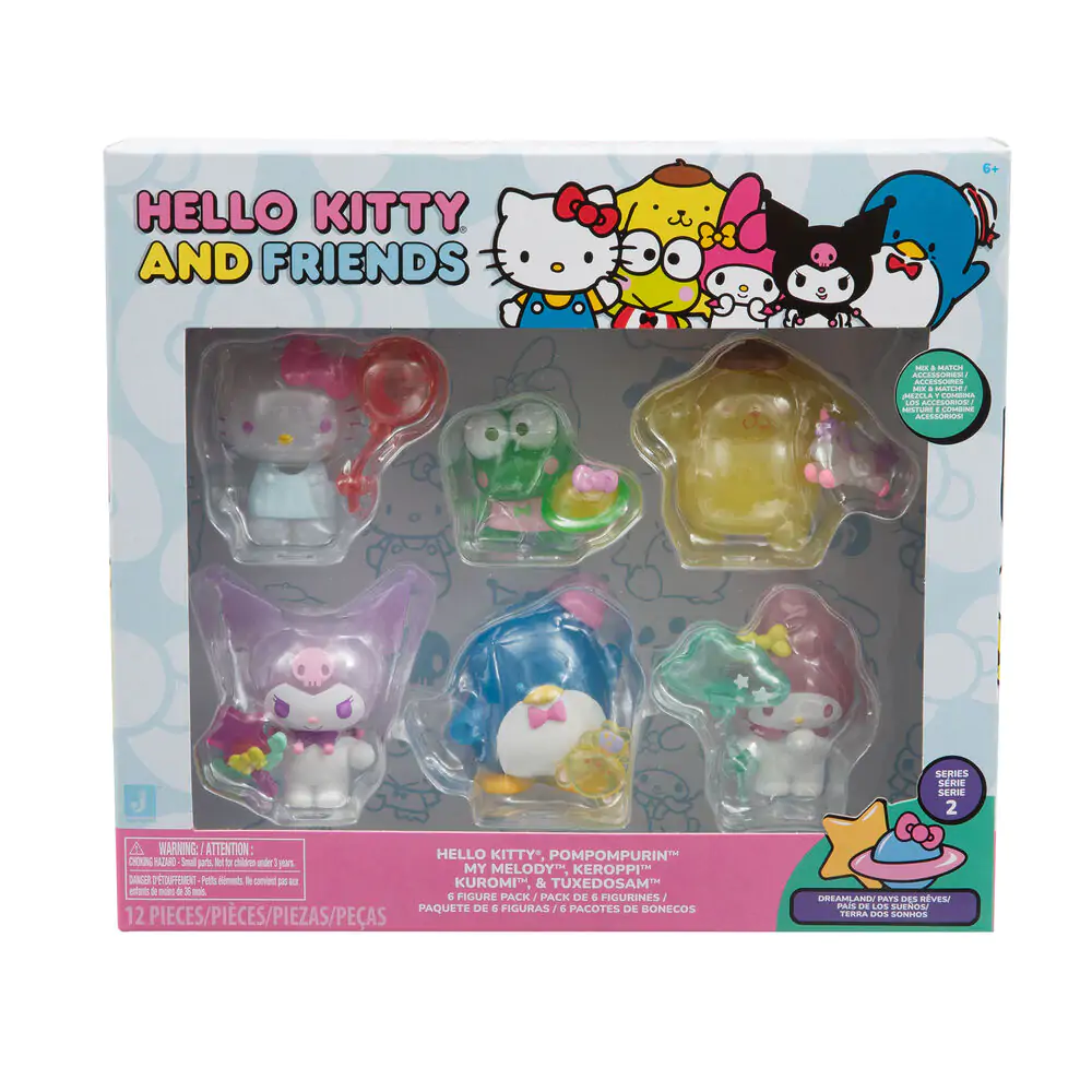 Hello Kitty 6 db-os figura csomag 5cm termékfotó