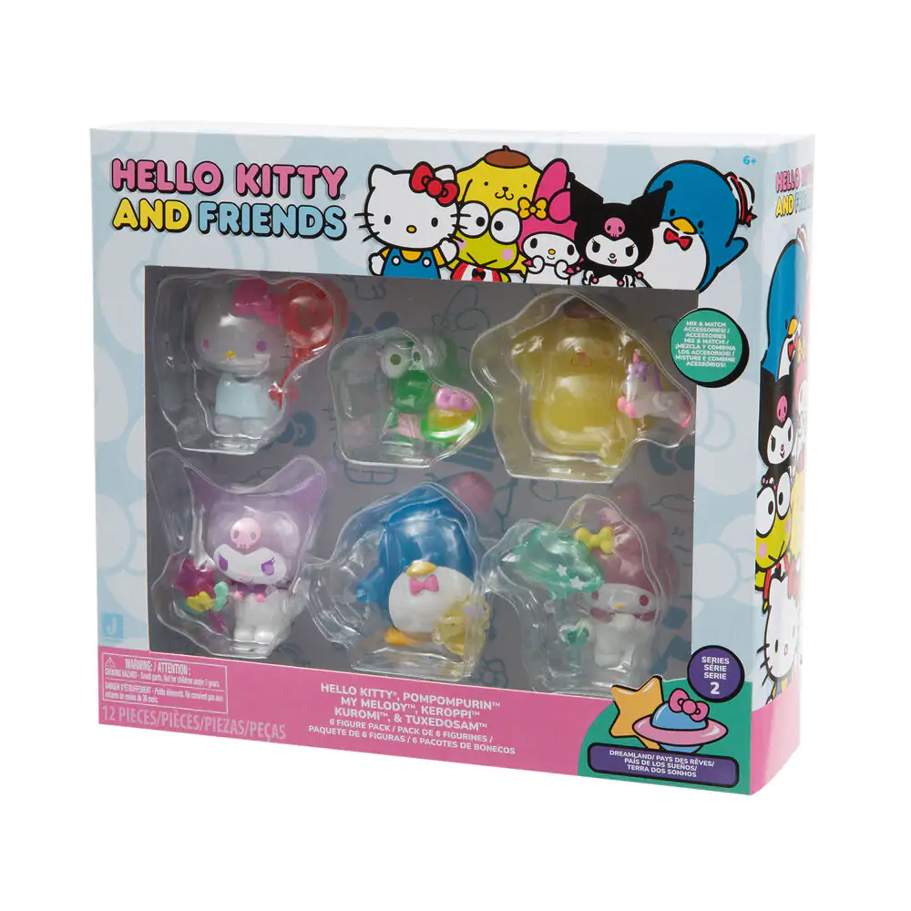 Hello Kitty 6 db-os figura csomag 5cm termékfotó