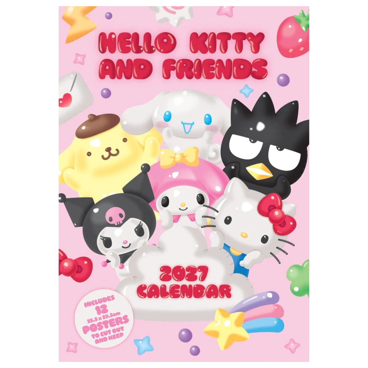 Hello Kitty A3 Poster naptár 2027 termékfotó